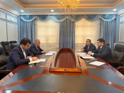 Meeting at the Ministry of Foreign Affairs of the Republic of Tajikistan