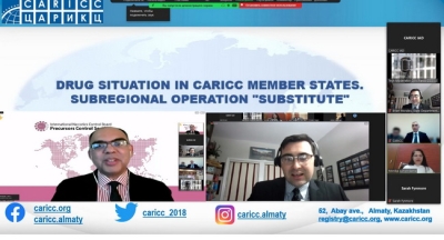 CARICC participation in online meeting of sub-working group on precursor interdiction