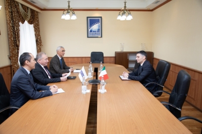 Meeting with Head of Security Cooperation Office of the Embassy of Italy in Tashkent at CARICC